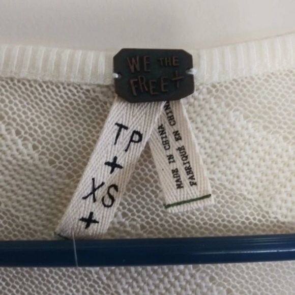 NWT Free People Ivory Crossover Tunic, Size XS - Picture 2 of 6